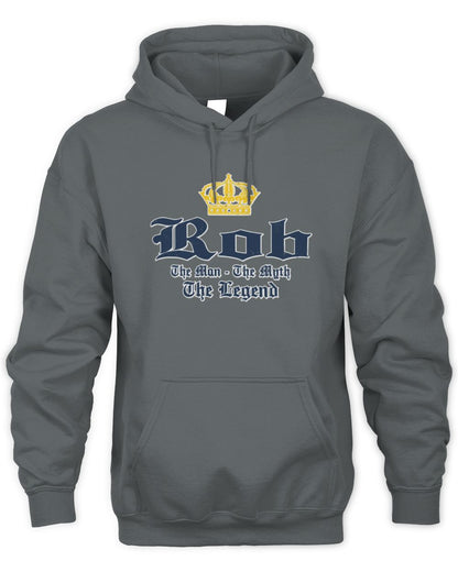The Man The Myth The Legend Corona Beer T-Shirt ROB M1-S83 / Unisex Hoodie / charcoal