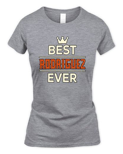 Best Your Name With Crown Shirt RODRIGUEZ M1-59 / Women's Standard T-Shirt / sport grey