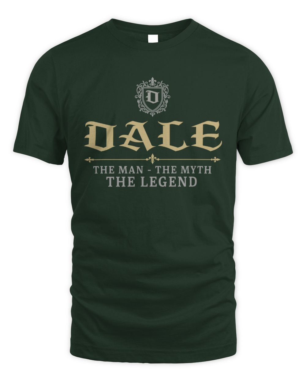 The Man The Myth The Legend Western Shirt DALE M1-78 / Unisex Standard T-Shirt / forest green