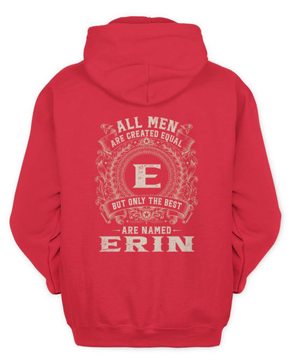 All Men Are Created Equal Cool Logo Shirt ERIN M1-60 / Unisex Hoodie / red
