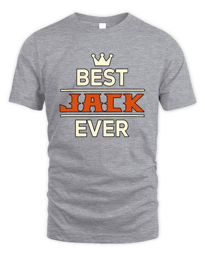 Best Your Name With Crown Shirt JACK M1-59 / Unisex Standard T-Shirt / sport grey