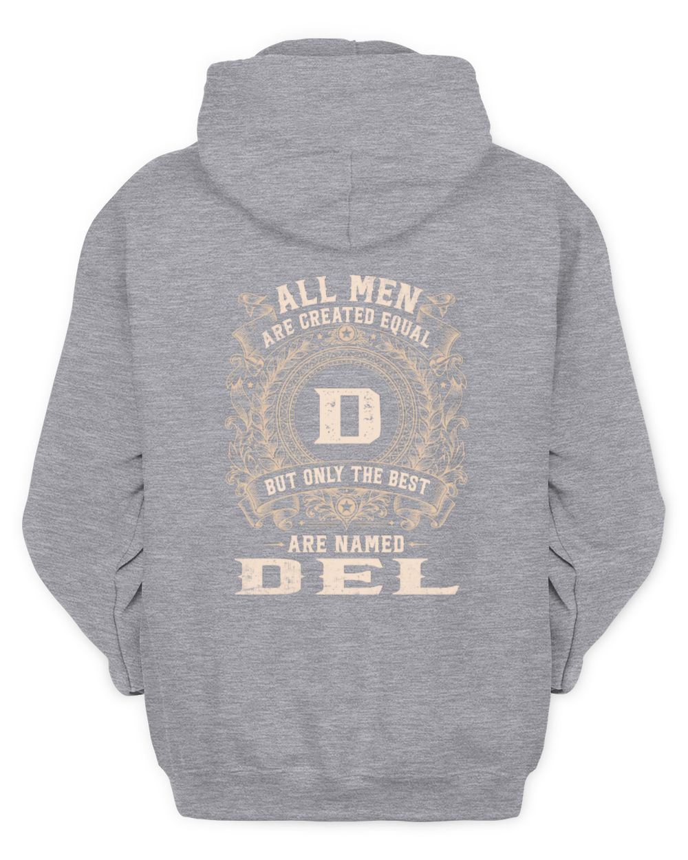All Men Are Created Equal Cool Logo Shirt DEL M1-60 / Unisex Hoodie / sport grey