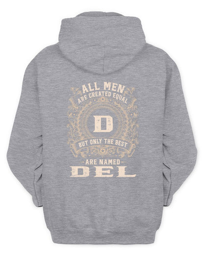 All Men Are Created Equal Cool Logo Shirt DEL M1-60 / Unisex Hoodie / sport grey