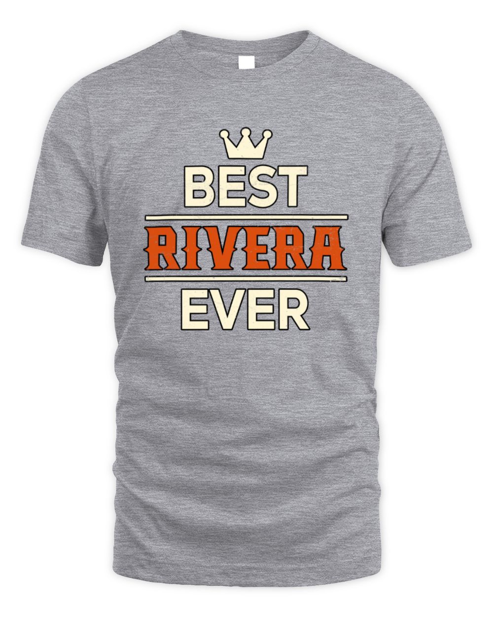 Best Your Name With Crown Shirt RIVERA M1-59 / Unisex Standard T-Shirt / sport grey
