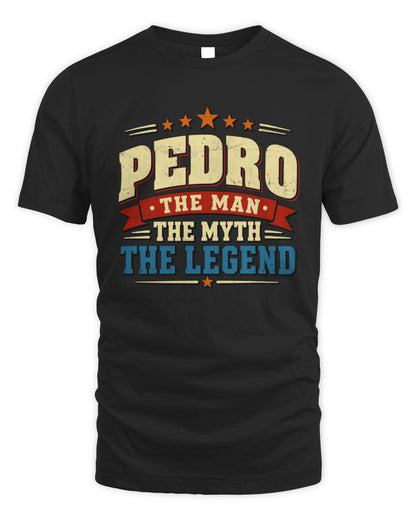 The Man The Myth The Legend Ribbon Vintage T-Shirt PEDRO M1-56 / Unisex Standard T-Shirt / black