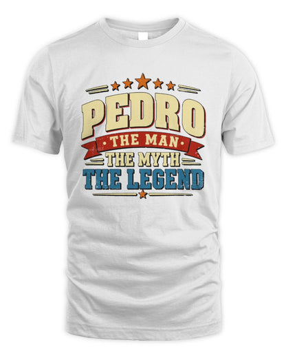 The Man The Myth The Legend Ribbon Vintage T-Shirt PEDRO M1-56 / Unisex Standard T-Shirt / white