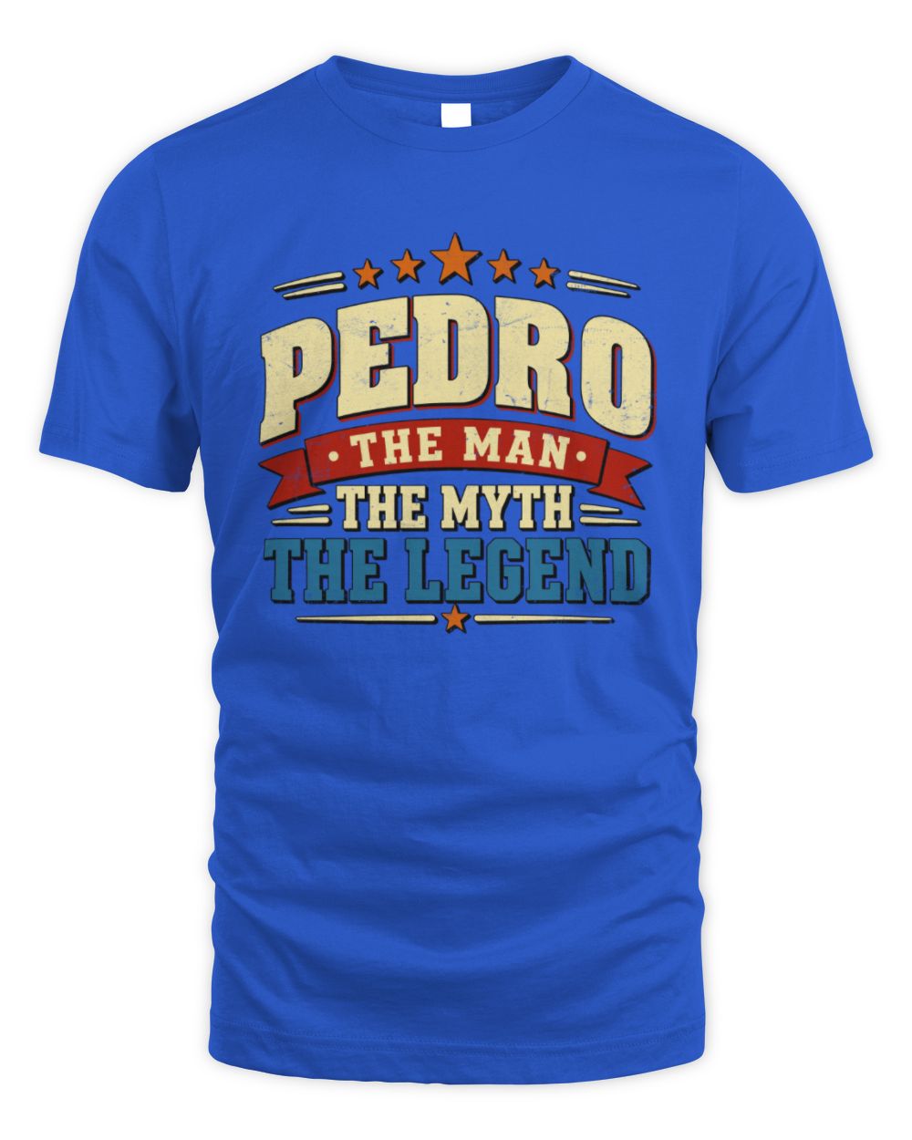 The Man The Myth The Legend Ribbon Vintage T-Shirt PEDRO M1-56 / Unisex Standard T-Shirt / royal