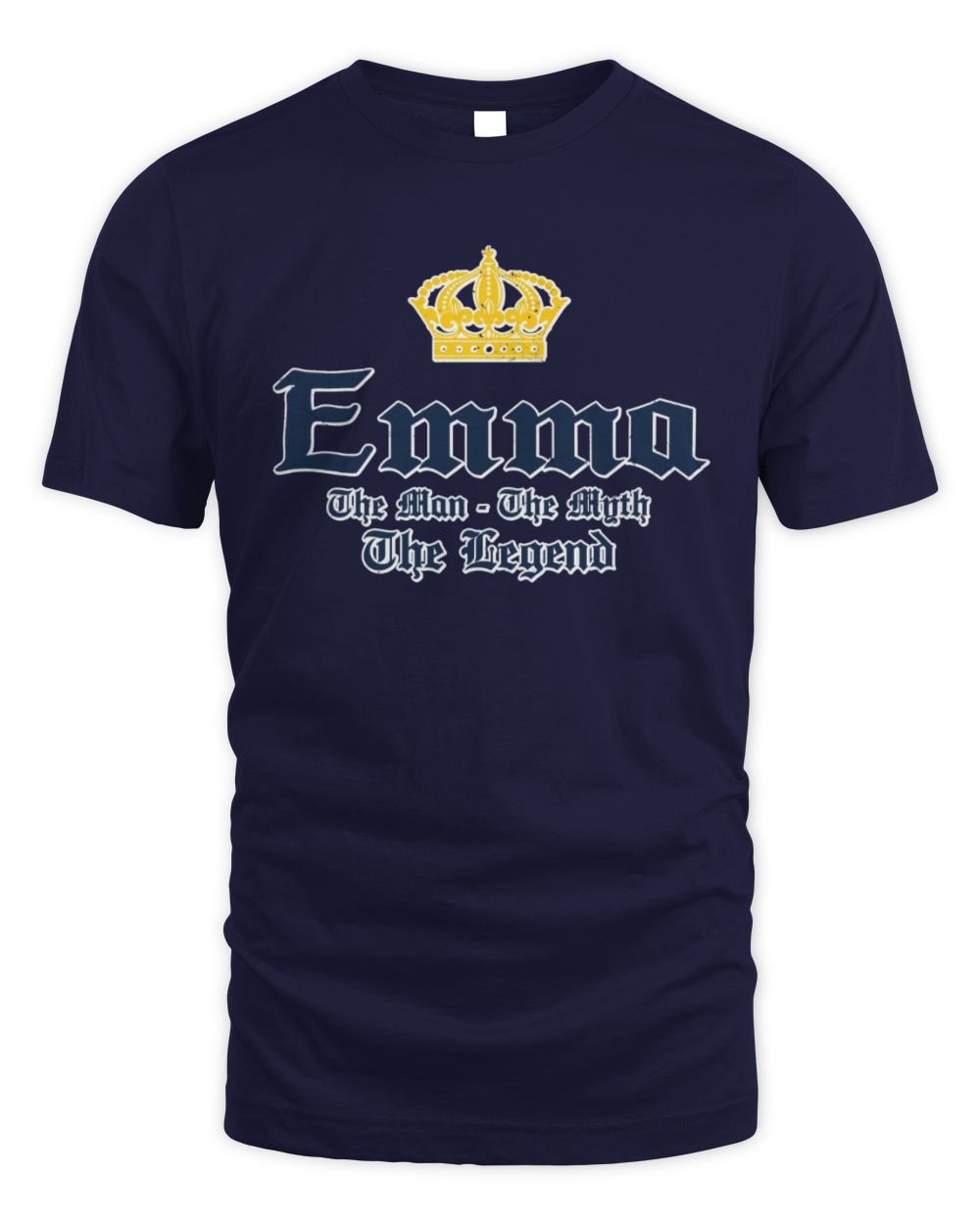 The Man The Myth The Legend Corona Beer T-Shirt EMMA M1-S83 / Unisex Standard T-Shirt / navy