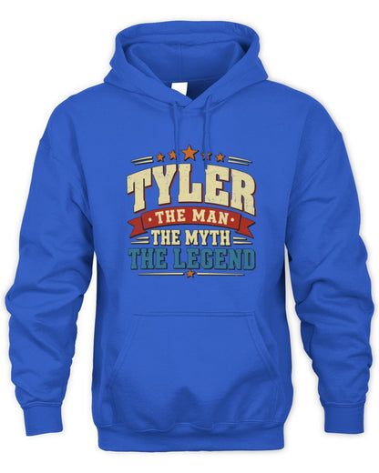 The Man The Myth The Legend Ribbon Vintage T-Shirt TYLER M1-56 / Unisex Hoodie / royal