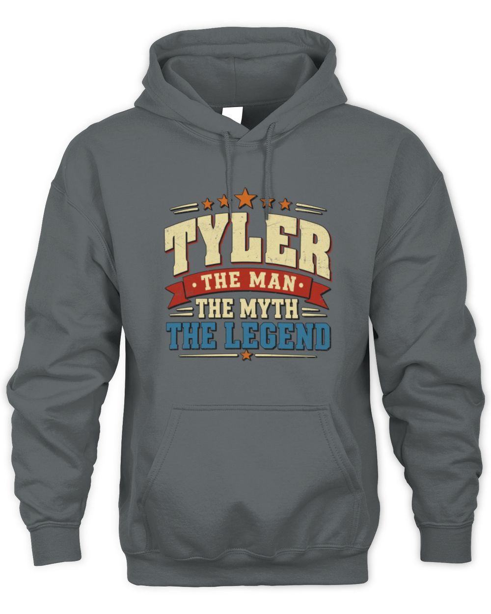 The Man The Myth The Legend Ribbon Vintage T-Shirt TYLER M1-56 / Unisex Hoodie / charcoal