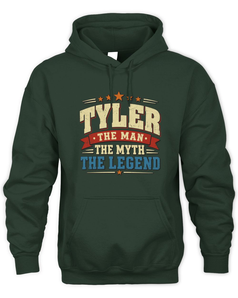 The Man The Myth The Legend Ribbon Vintage T-Shirt TYLER M1-56 / Unisex Hoodie / forest green