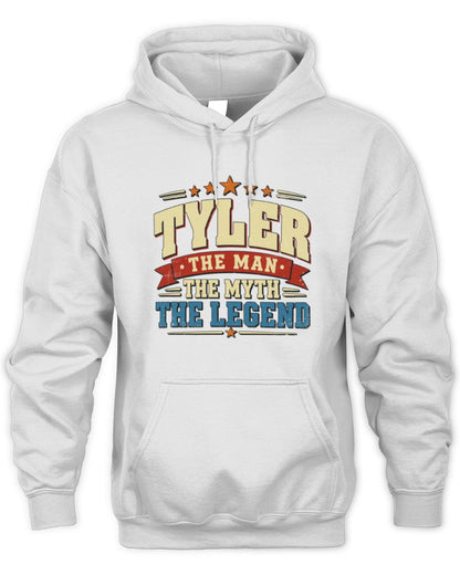 The Man The Myth The Legend Ribbon Vintage T-Shirt TYLER M1-56 / Unisex Hoodie / white