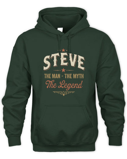 I'm Name I'm Not Rude I Just Have The Balls Funny T-Shirt STEVE M1-77 / Unisex Hoodie / forest green