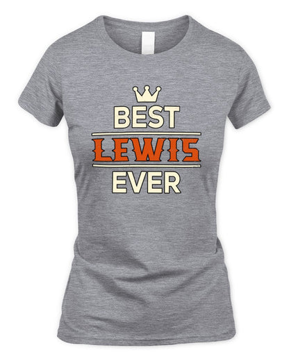 Best Your Name With Crown Shirt LEWIS M1-59 / Women's Standard T-Shirt / sport grey