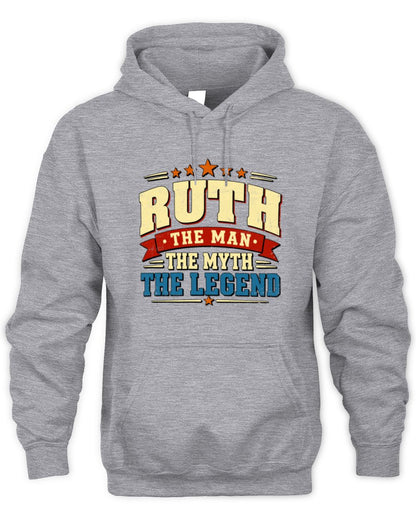 The Man The Myth The Legend Ribbon Vintage T-Shirt RUTH M1-56 / Unisex Hoodie / sport grey