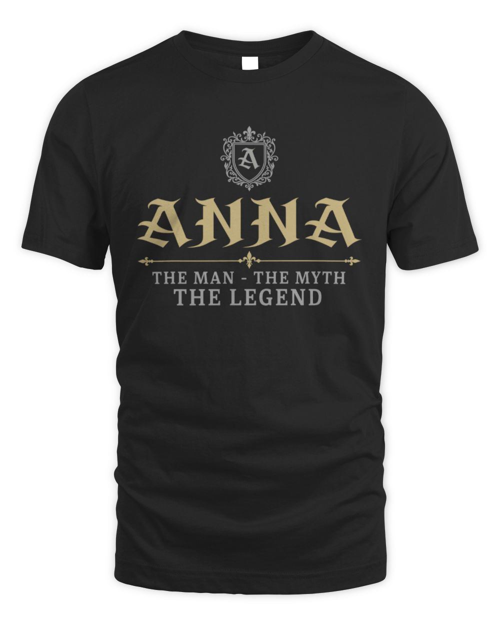 The Man The Myth The Legend Western Shirt ANNA M1-78 / Unisex Standard T-Shirt / black