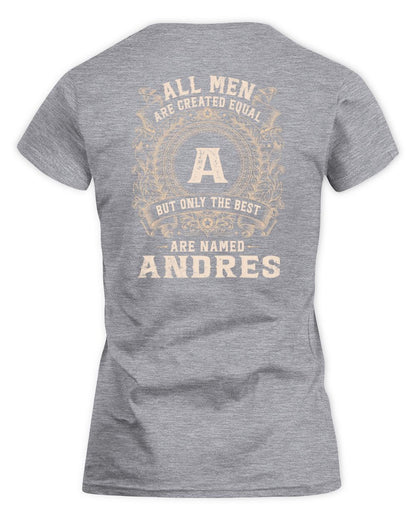 All Men Are Created Equal Cool Logo Shirt ANDRES M1-60 / Women's Standard T-Shirt / sport grey
