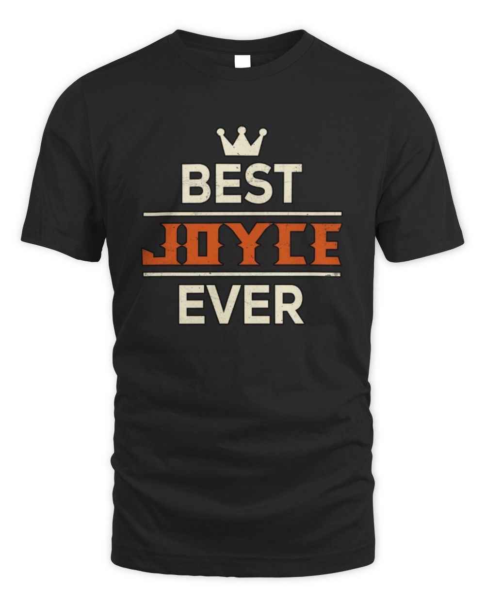 Best Your Name With Crown Shirt JOYCE M1-59 / Unisex Standard T-Shirt / black
