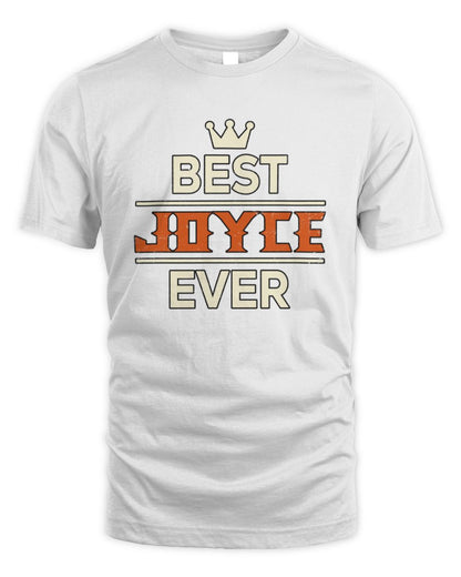 Best Your Name With Crown Shirt JOYCE M1-59 / Unisex Standard T-Shirt / white