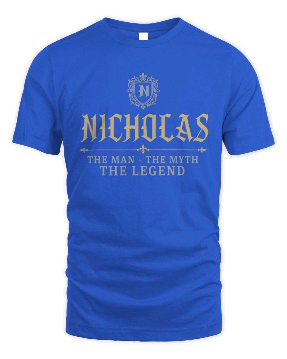 The Man The Myth The Legend Western Shirt NICHOLAS M1-78 / Unisex Standard T-Shirt / royal