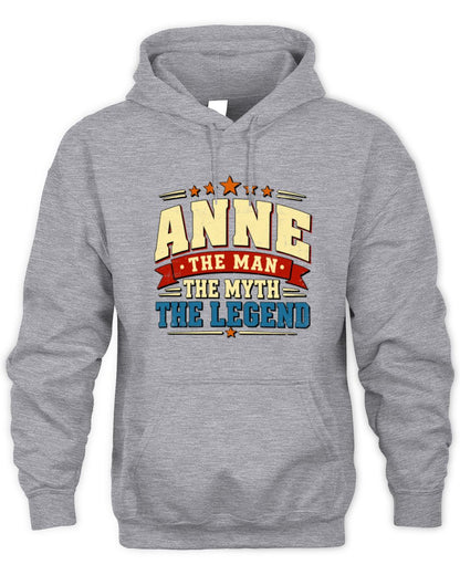The Man The Myth The Legend Ribbon Vintage T-Shirt ANNE M1-56 / Unisex Hoodie / sport grey