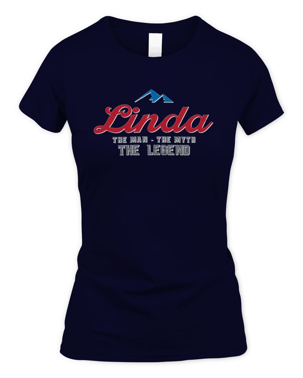 The Man The Myth The Legend Coors Light Beer T-Shirt LINDA M1-S84 / Women's Standard T-Shirt / navy