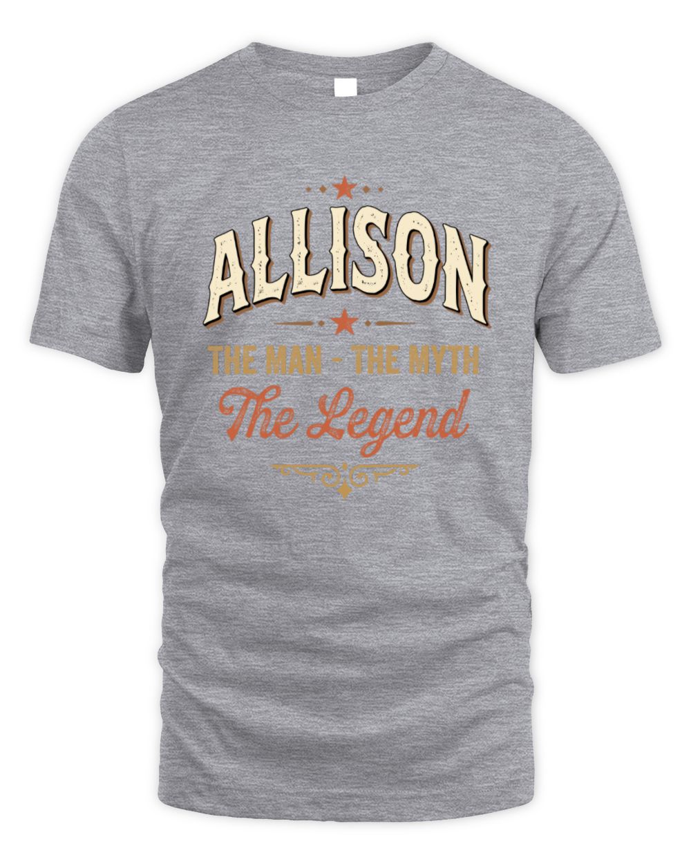 I'm Name I'm Not Rude I Just Have The Balls Funny T-Shirt ALLISON M1-77 / Unisex Standard T-Shirt / sport grey