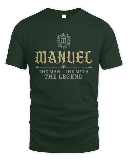 The Man The Myth The Legend Western Shirt MANUEL M1-78 / Unisex Standard T-Shirt / forest green