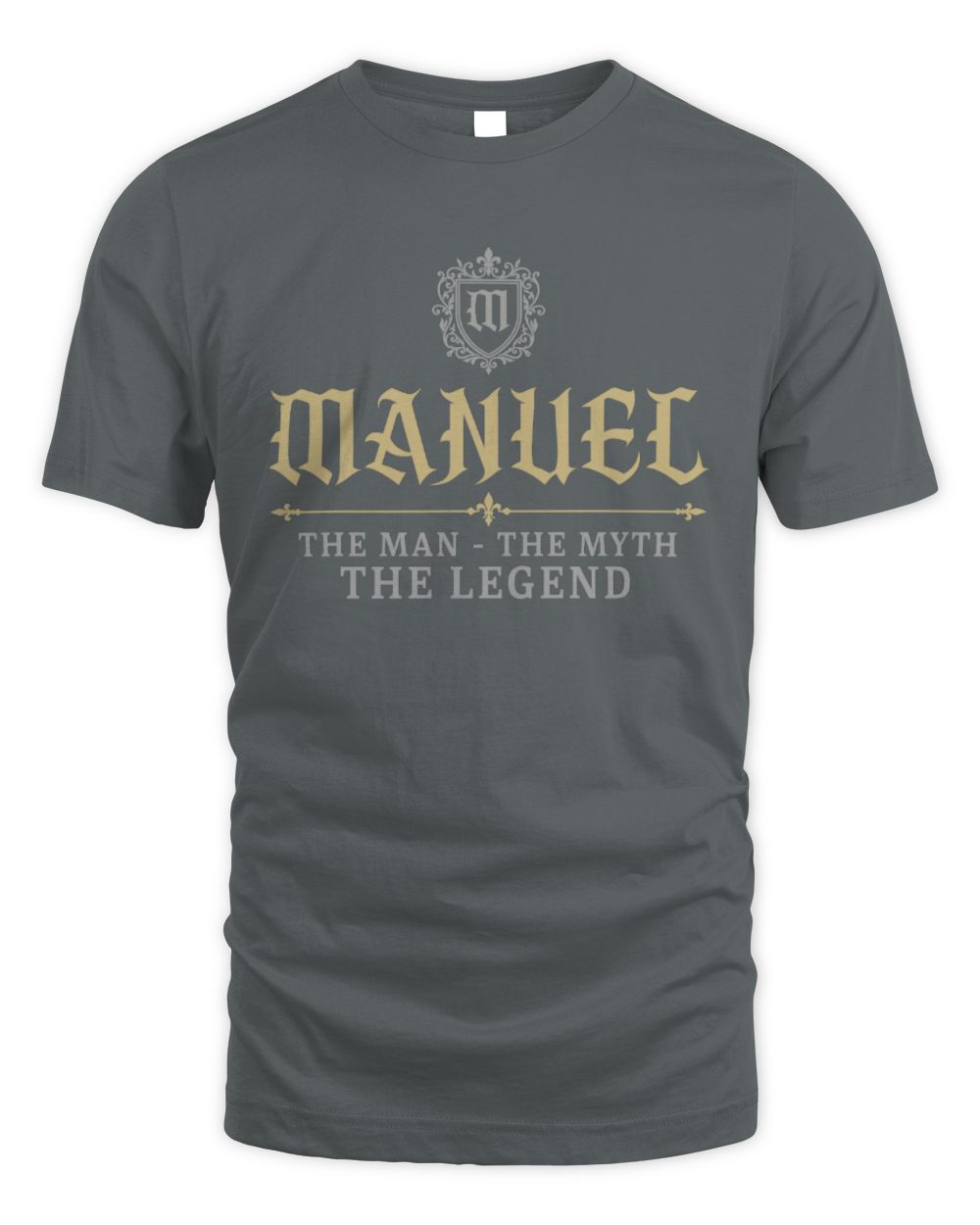 The Man The Myth The Legend Western Shirt MANUEL M1-78 / Unisex Standard T-Shirt / charcoal