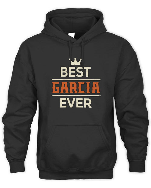 Best Your Name With Crown Shirt GARCIA M1-59 / Unisex Hoodie / black