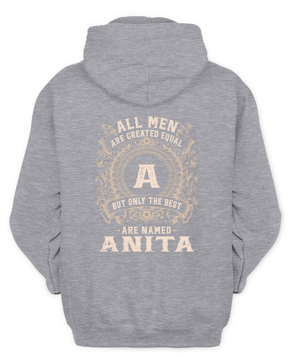 All Men Are Created Equal Cool Logo Shirt ANITA M1-60 / Unisex Hoodie / sport grey