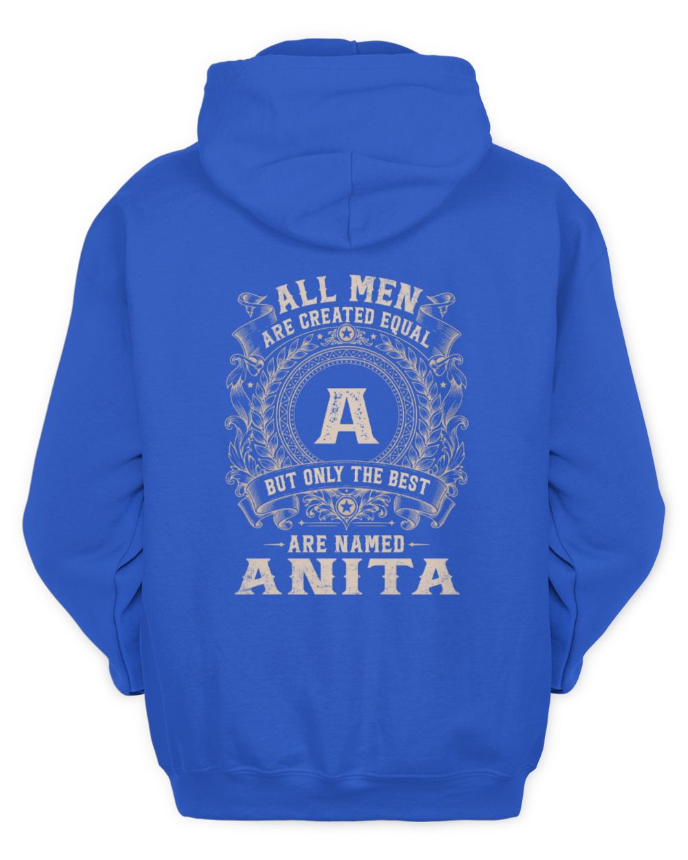 All Men Are Created Equal Cool Logo Shirt ANITA M1-60 / Unisex Hoodie / royal