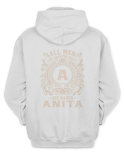 All Men Are Created Equal Cool Logo Shirt ANITA M1-60 / Unisex Hoodie / white