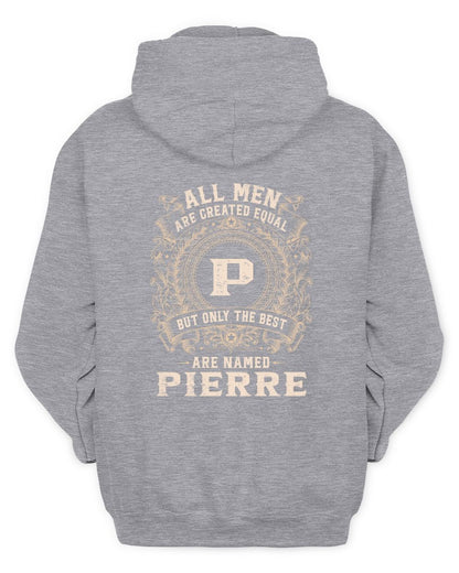 All Men Are Created Equal Cool Logo Shirt PIERRE M1-60 / Unisex Hoodie / sport grey