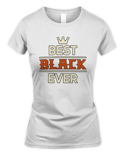Best Your Name With Crown Shirt BLACK M1-59 / Women's Standard T-Shirt / white