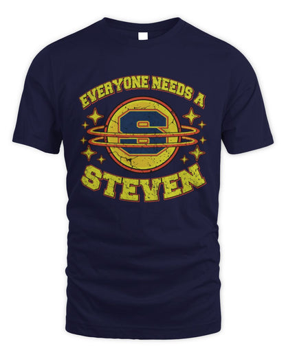 Everyone Needs a Your Name Shirt STEVEN M1-76 / Unisex Standard T-Shirt / navy