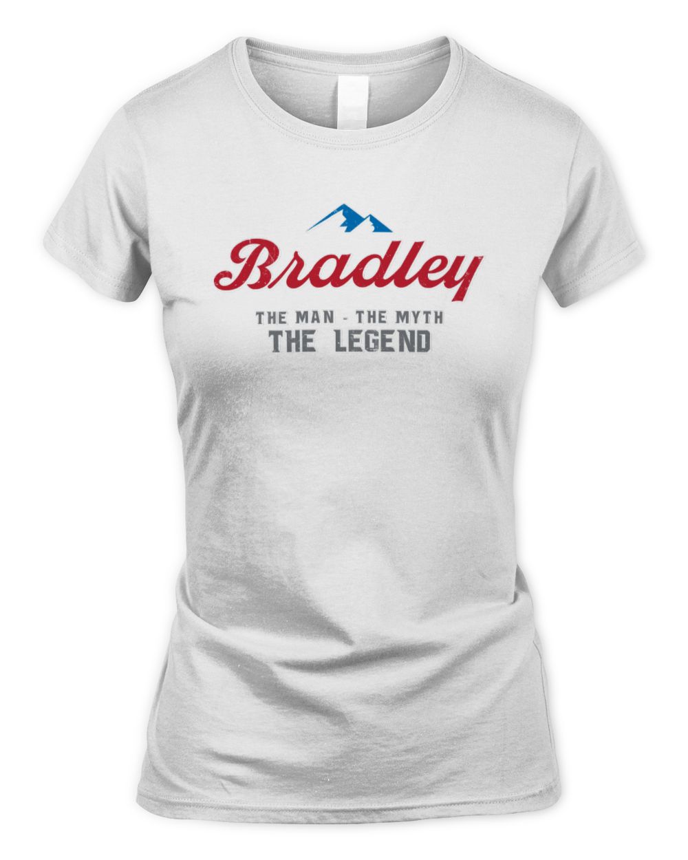 The Man The Myth The Legend Coors Light Beer T-Shirt BRADLEY M1-S84 / Women's Standard T-Shirt / white