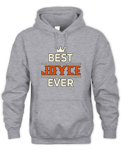 Best Your Name With Crown Shirt JOYCE M1-59 / Unisex Hoodie / sport grey