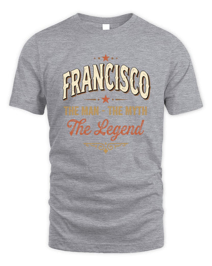 I'm Name I'm Not Rude I Just Have The Balls Funny T-Shirt FRANCISCO M1-77 / Unisex Standard T-Shirt / sport grey