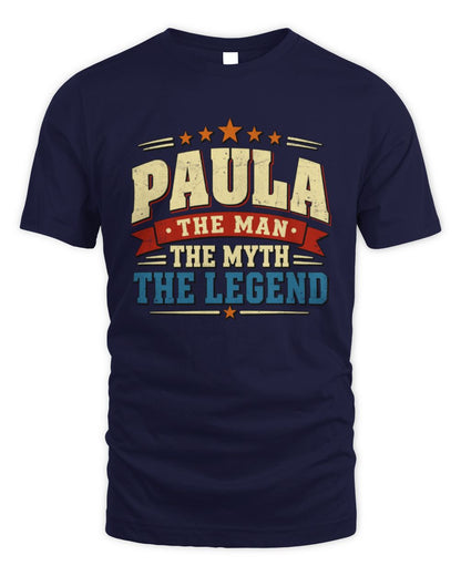 The Man The Myth The Legend Ribbon Vintage T-Shirt PAULA M1-56 / Unisex Standard T-Shirt / navy