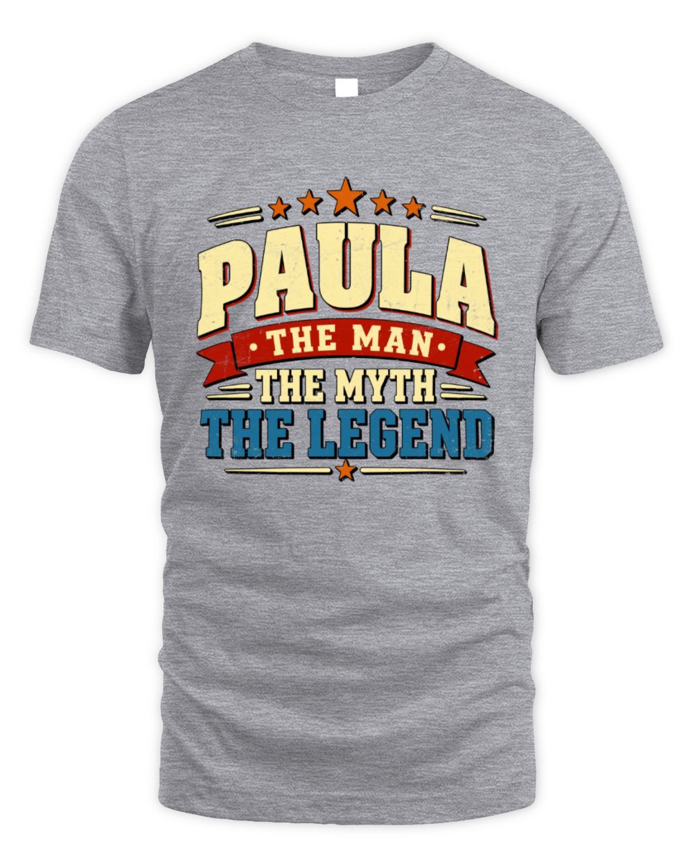 The Man The Myth The Legend Ribbon Vintage T-Shirt PAULA M1-56 / Unisex Standard T-Shirt / sport grey