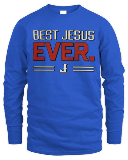 Best Your Name Ever Cool Shirt JESUS M1-58 / Men's Long Sleeved T-Shirt / royal
