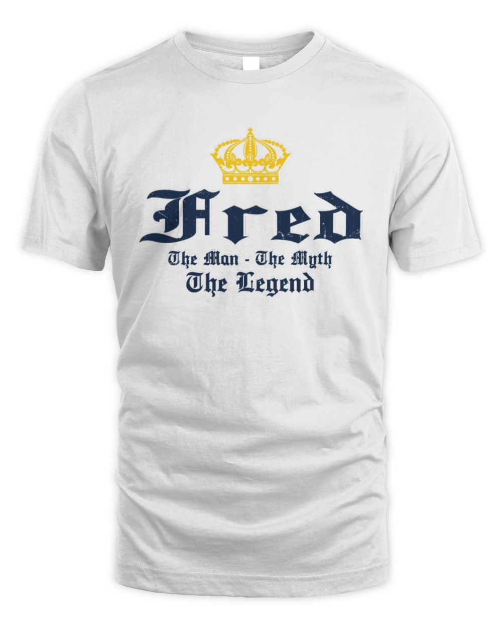 The Man The Myth The Legend Corona Beer T-Shirt FRED M1-S83 / Unisex Standard T-Shirt / white