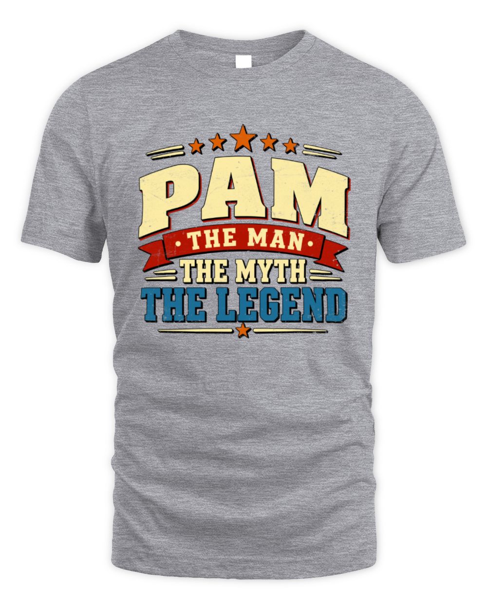 The Man The Myth The Legend Ribbon Vintage T-Shirt PAM M1-56 / Unisex Standard T-Shirt / sport grey