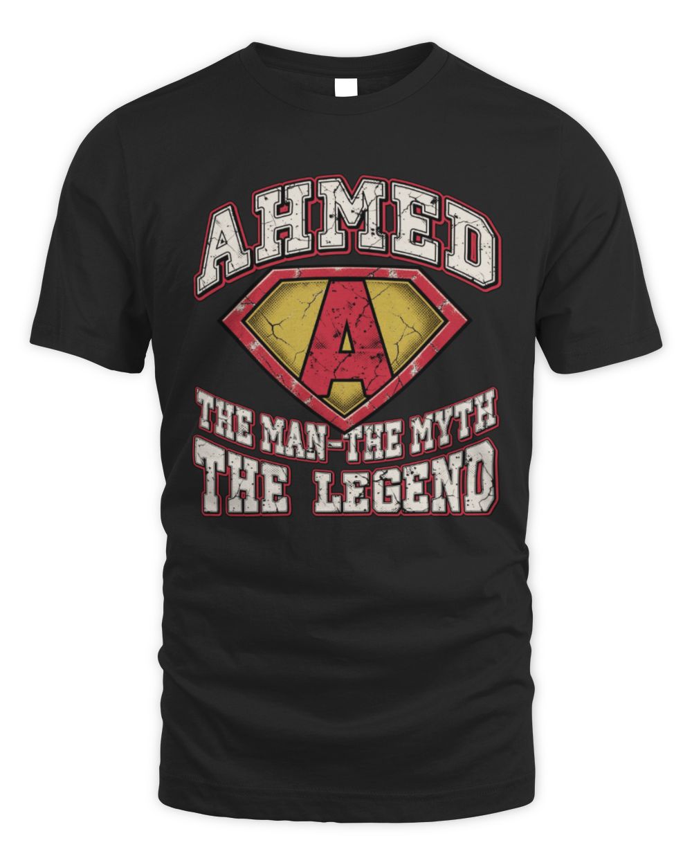 The Man The Myth The Legend Superman Graphic T-Shirt AHMED M1-74 / Unisex Standard T-Shirt / black