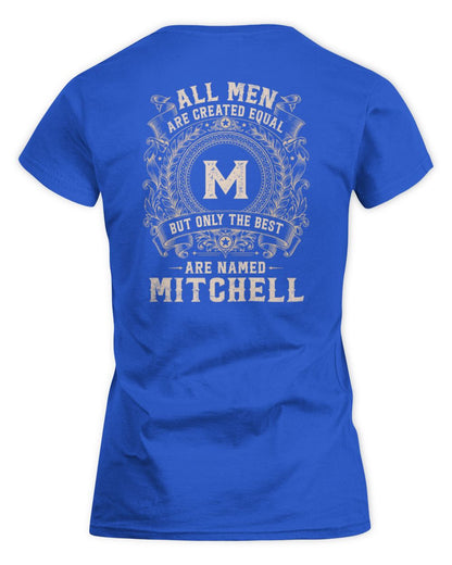 All Men Are Created Equal Cool Logo Shirt MITCHELL M1-60 / Women's Standard T-Shirt / royal