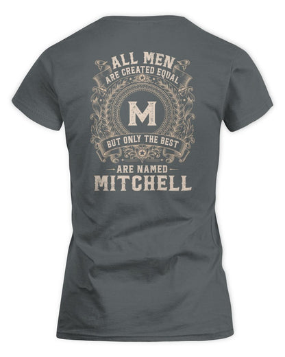 All Men Are Created Equal Cool Logo Shirt MITCHELL M1-60 / Women's Standard T-Shirt / charcoal