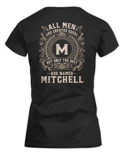 All Men Are Created Equal Cool Logo Shirt MITCHELL M1-60 / Women's Standard T-Shirt / black