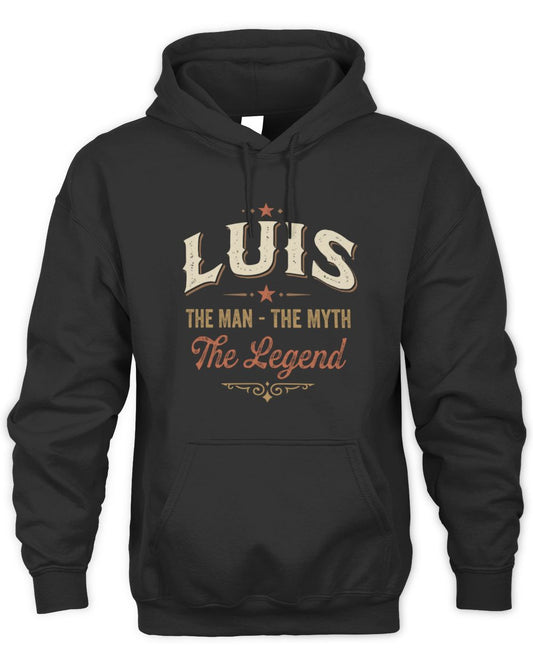 I'm Name I'm Not Rude I Just Have The Balls Funny T-Shirt LUIS M1-77 / Unisex Hoodie / black