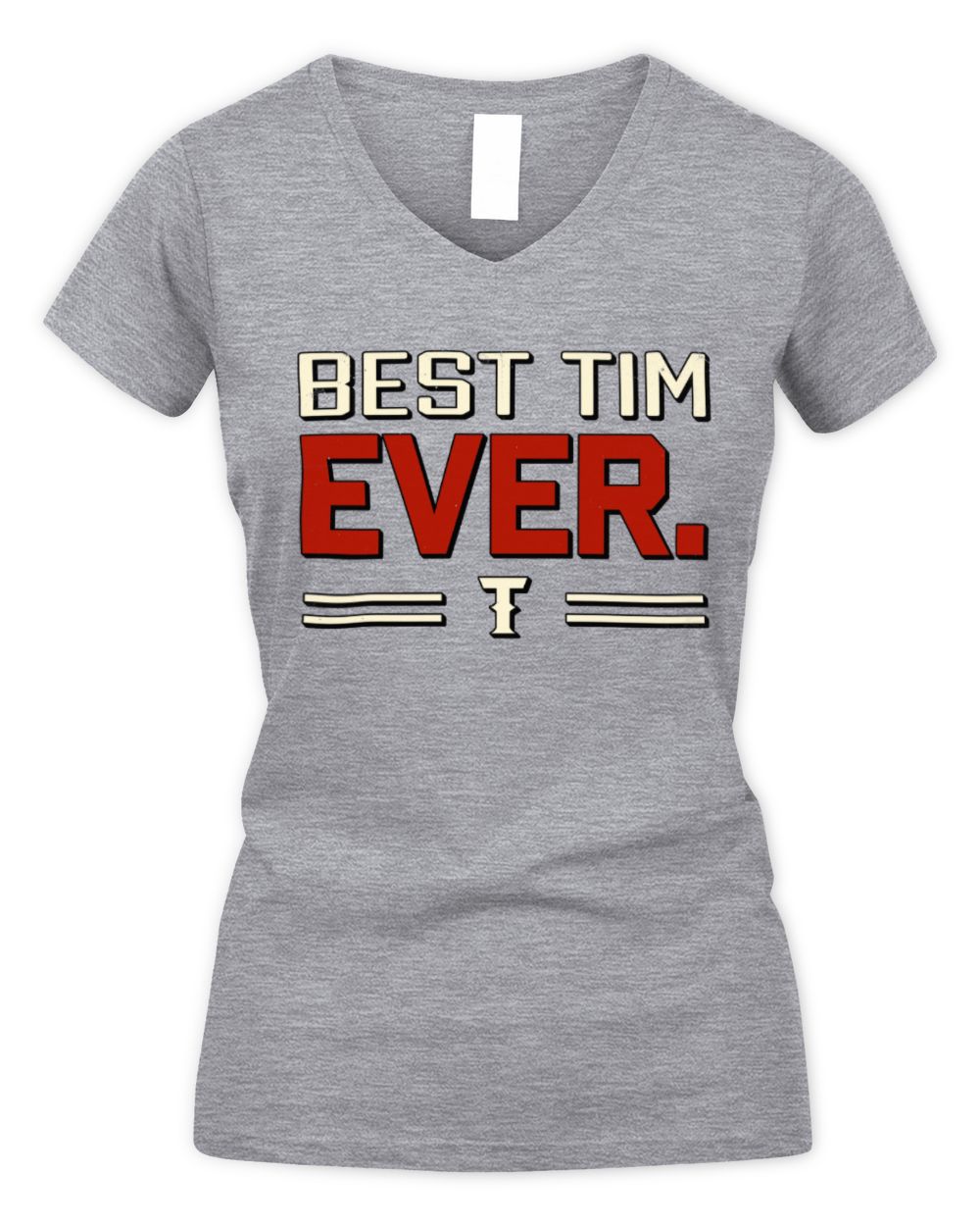Best Your Name Ever Cool Shirt TIM M1-58 / Women's V-Neck T-Shirt / sport grey